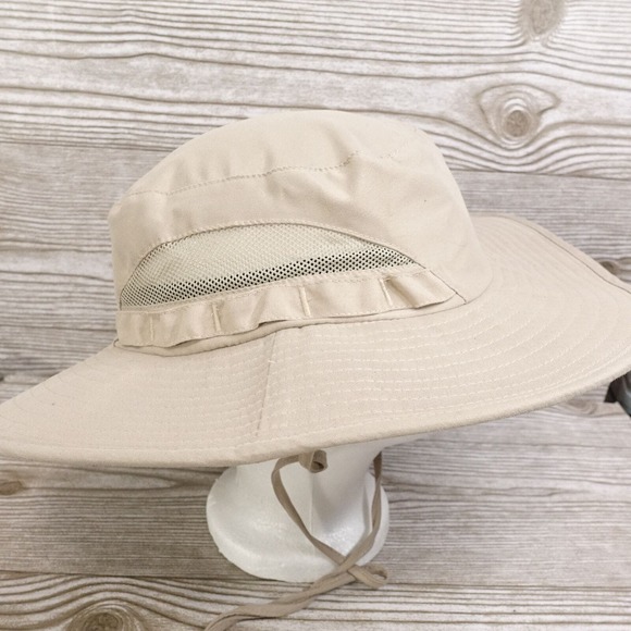 SWISS TECH ONE SIZE TAN TRAPPER SUN HAT CAP SIZE S-M - Picture 3 of 7